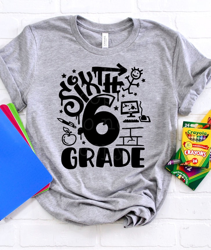 Youth 6th grade graffiti | T shirt