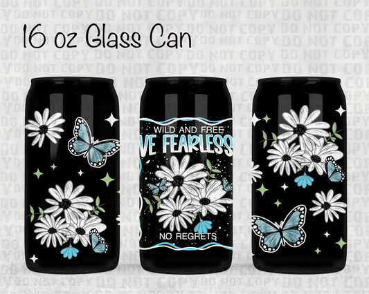 16 oz Wild and free | Beer Glass Summer