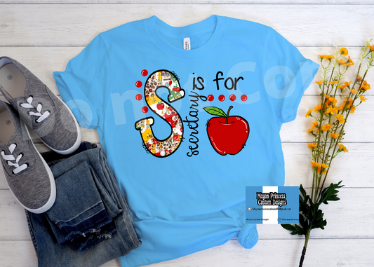 S is for Secretary | T shirt