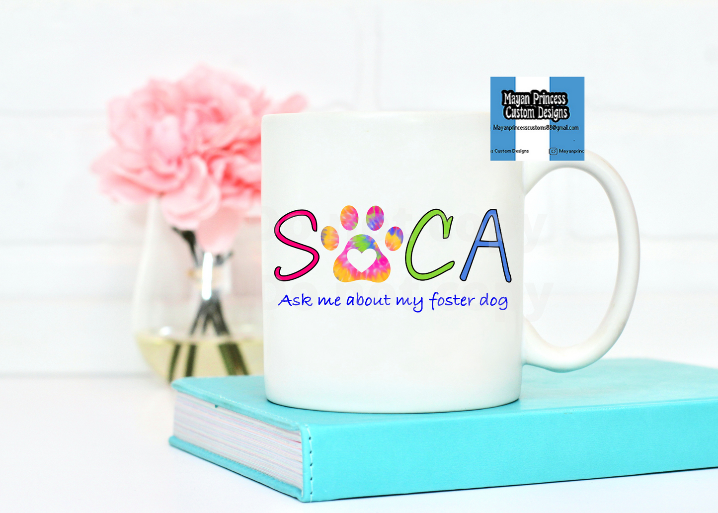 Ask me about my foster dog | Coffee Mugs