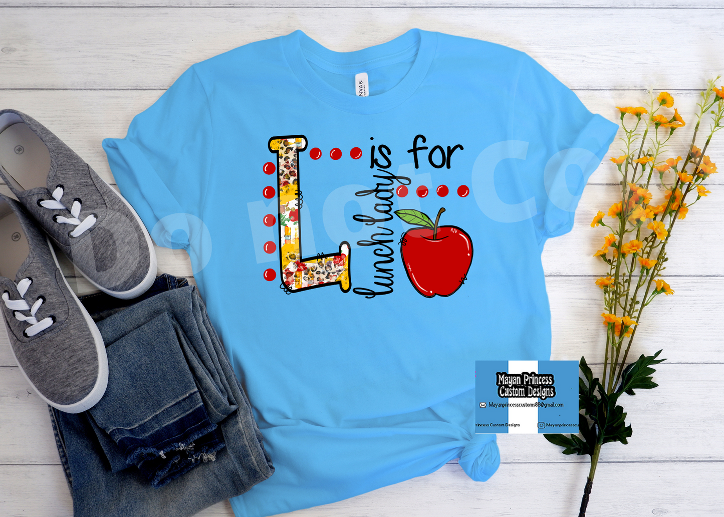 L is for Lunch Lady | T shirt