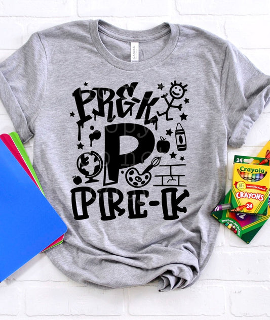 Youth Pre K graffiti | T shirt