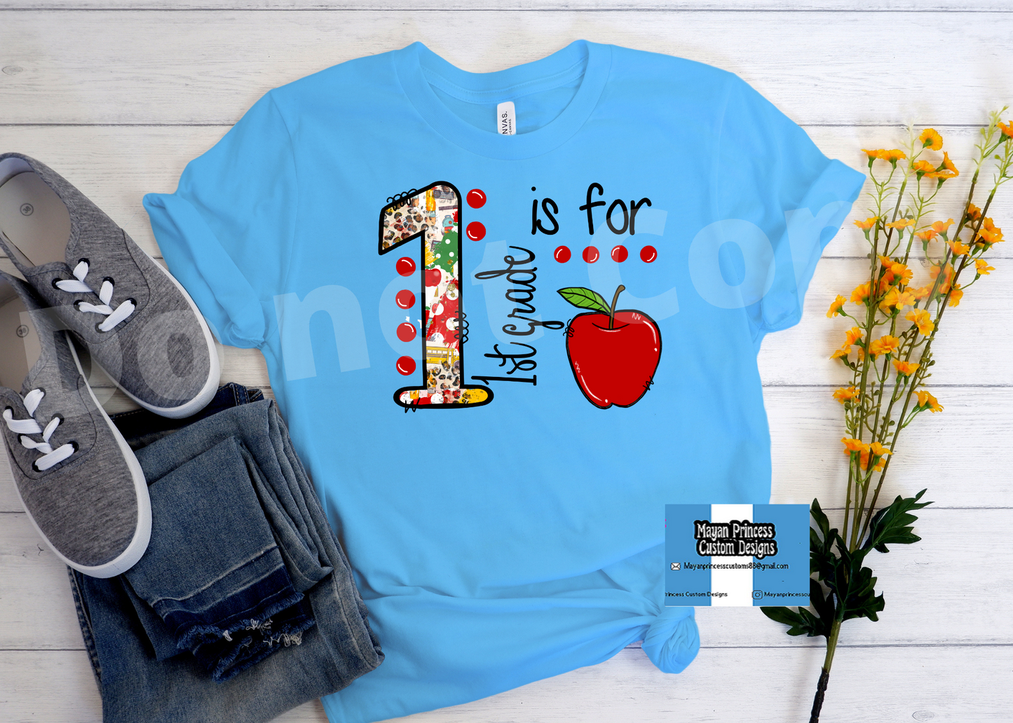 1 is for 1st grade | T shirt Youth