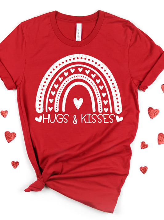 Hugs and kisses | T shirt Valentine's