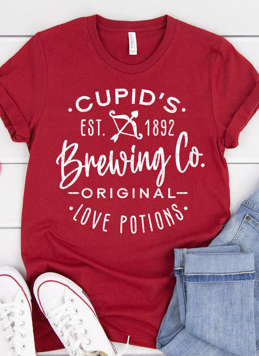Cupid brewing | T shirt Valentine's