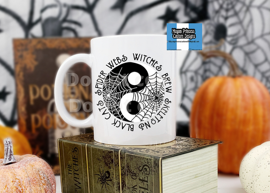 Spider ying and yang | Coffee Mugs