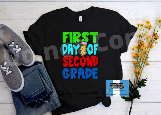 First day of 2nd grade | Youth T shirt