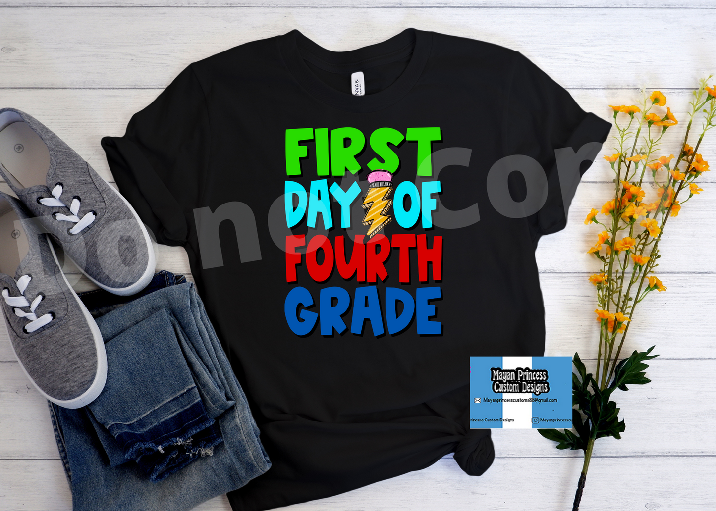 First day of 4th grade | Youth T shirt