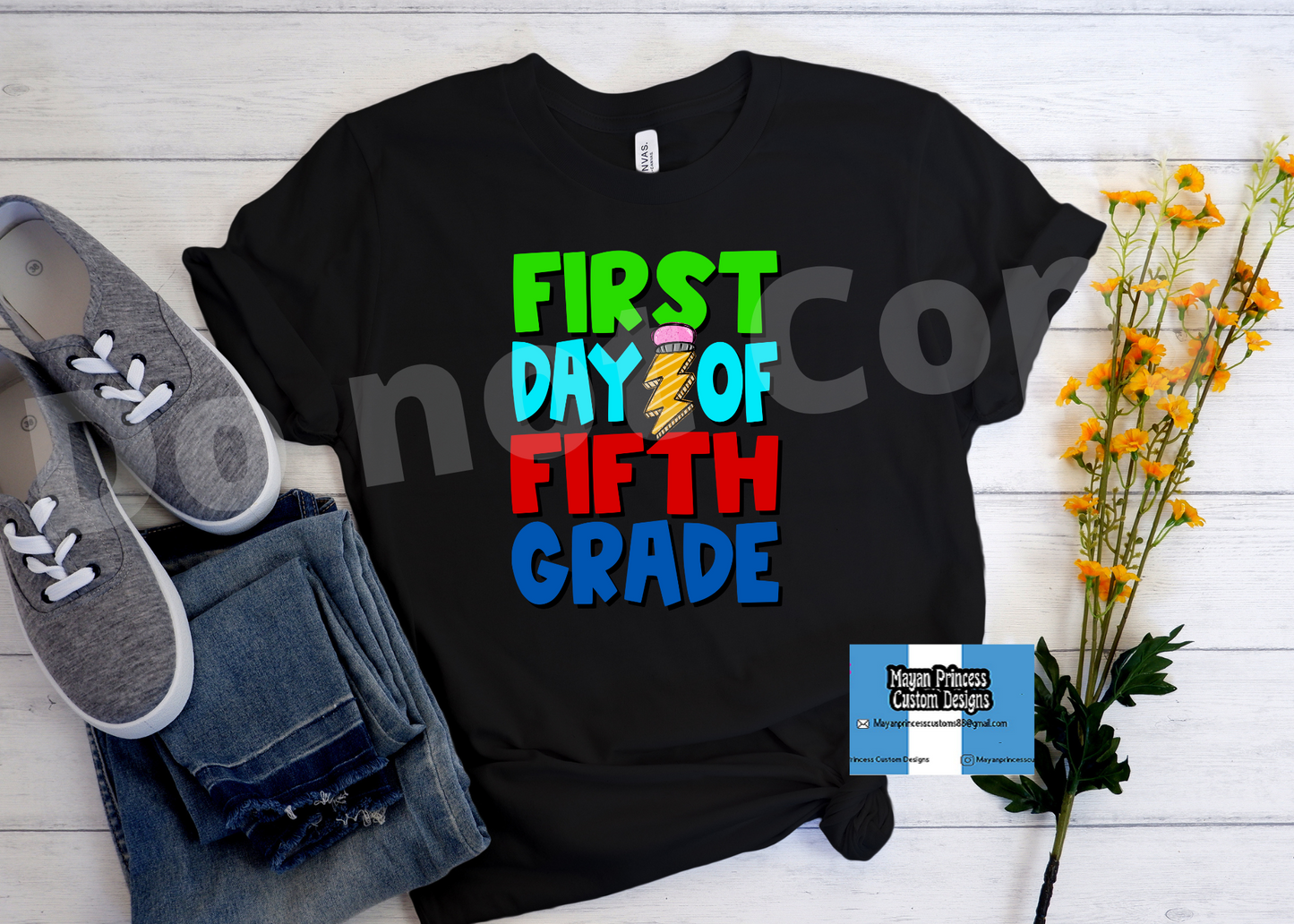 First day of 5th grade | Youth T shirt