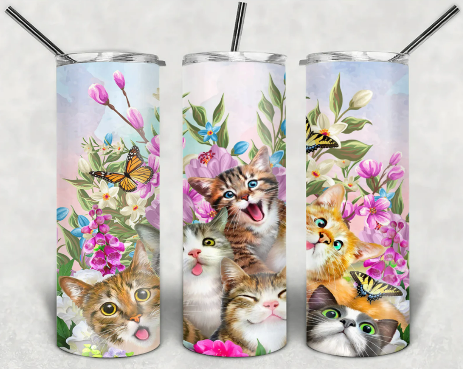 Cats! | 20 oz Skinny Tumbler Sublimation