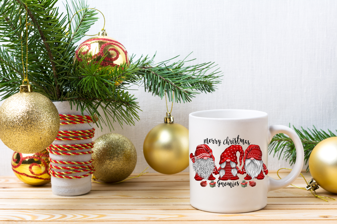 Merry Christmas Gnomes | Mugs