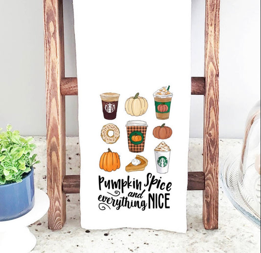 Pumpkin Spice everything | Kitchen Towel