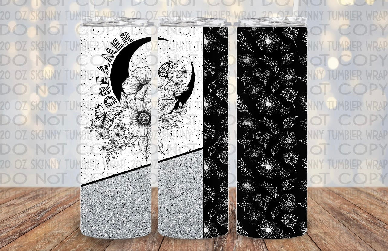 Dreamer | 20 oz Skinny Tumbler Sublimation