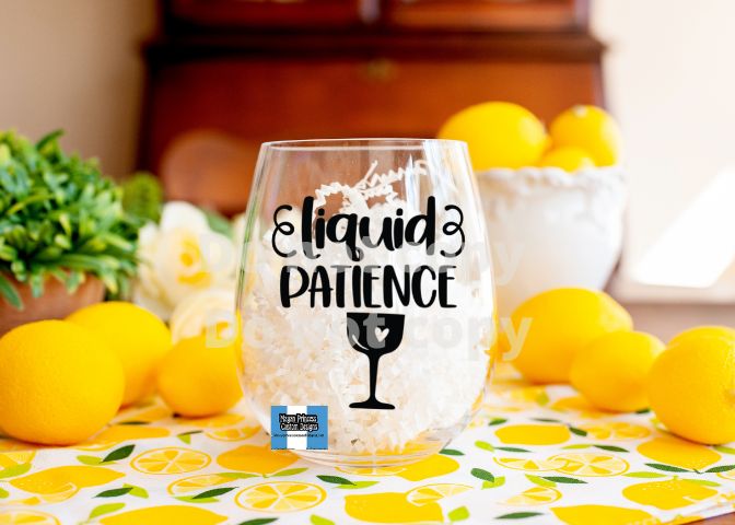 Liquid patience | 20 oz Wine Glass