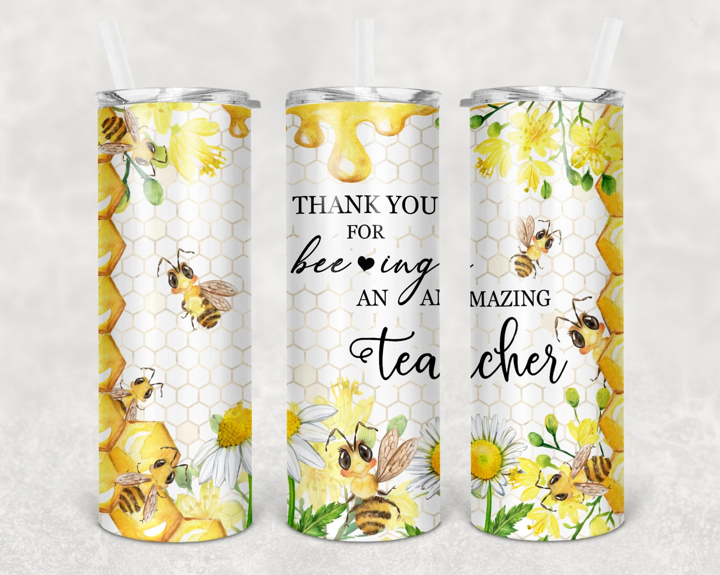 Beeeeeing | 20 oz Skinny Tumbler Sublimation