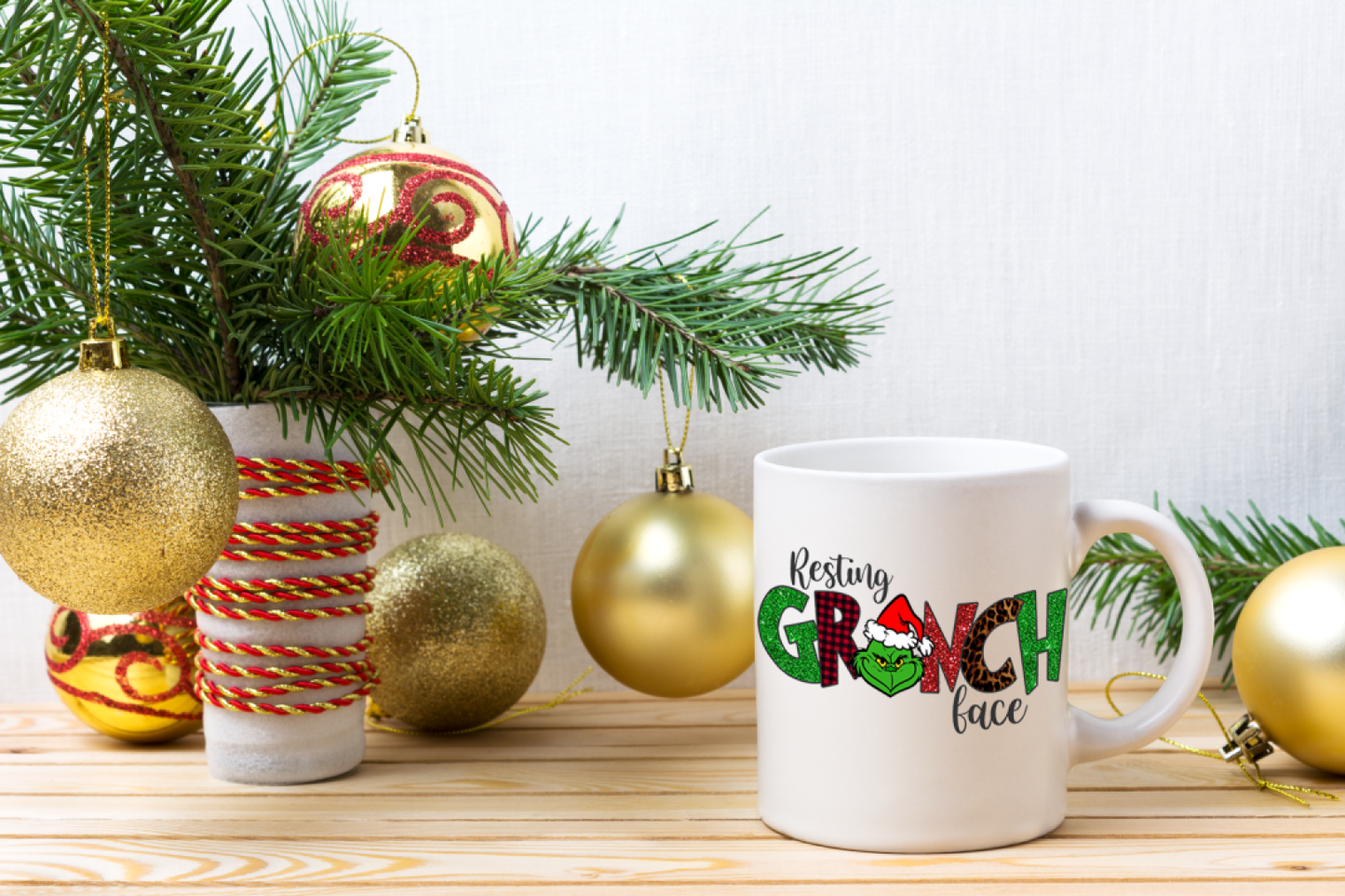 Resting Grinch Face | Mugs