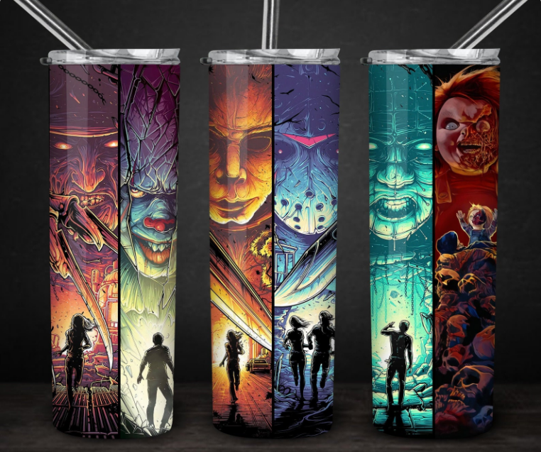 Horror Movie | Killers | 20 oz Skinny Tumbler Sublimation