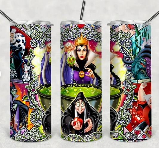 Villains | 20 oz Skinny Tumbler Sublimation