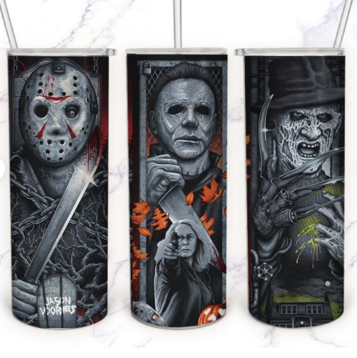 3 bad men | 20 oz Skinny Tumbler Sublimation