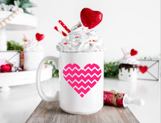 Pink Heart | Coffee Mugs