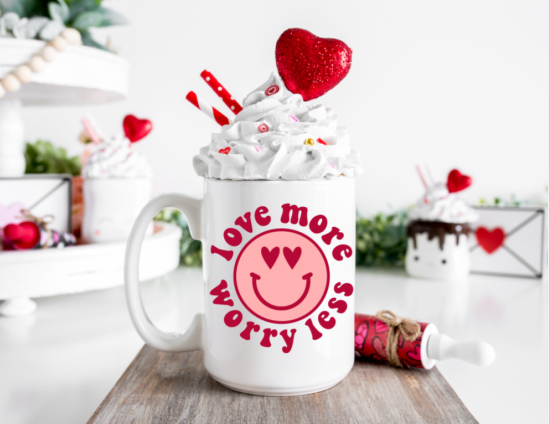 Love more worry less | Coffee Mugs