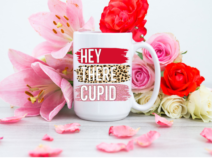 Hey there cupid | Coffee Mugs Valentine's