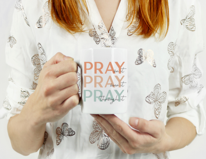 Pray, pray, pray | Coffee Mugs