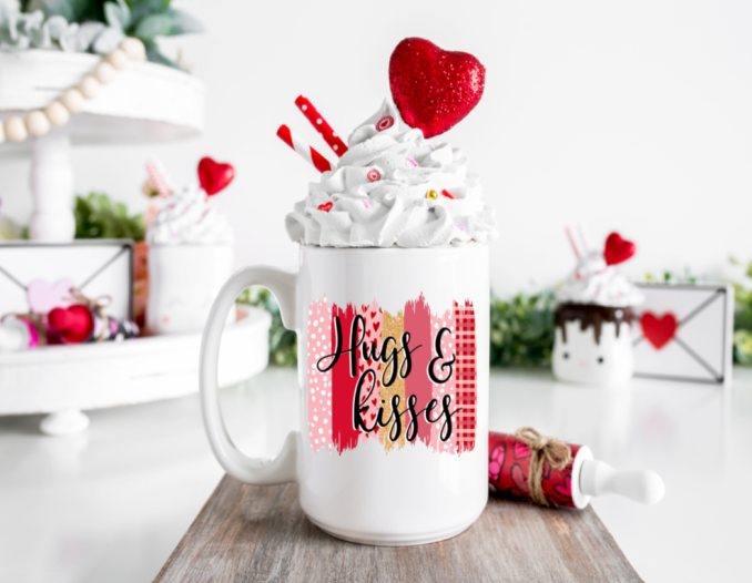 Hugs and kisses | Coffee Mugs Valentine's