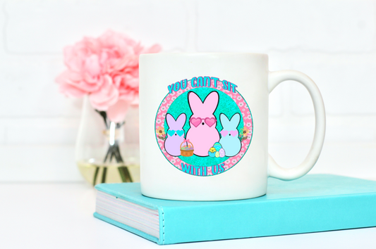 You can't sit with us bunnies | Coffee Mugs