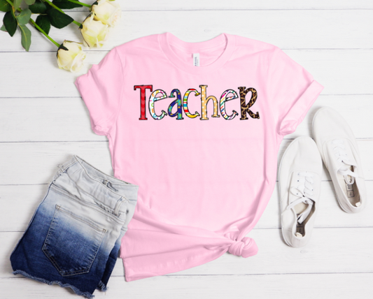 Teacher Printed pattern | T shirt