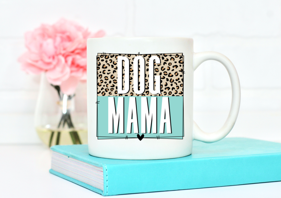 Dog mama teal | Coffee Mugs