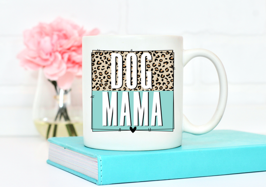 Dog mama teal | Coffee Mugs