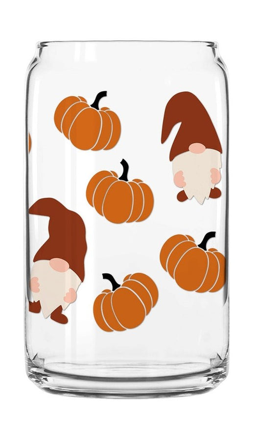 Gnomes and pumpkins | Beer Glass