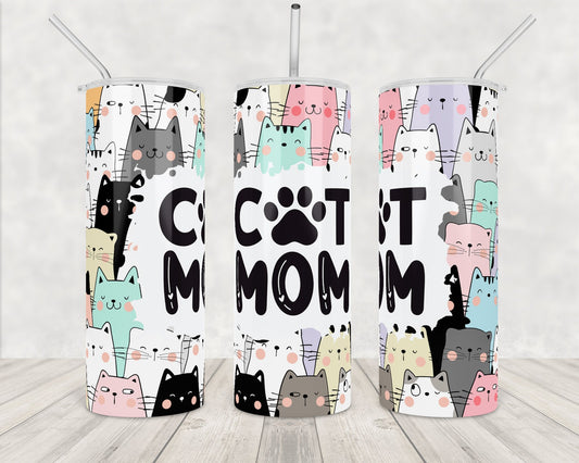 Cats | 20 oz Skinny Tumbler Sublimation