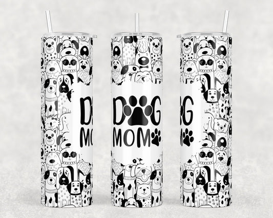 Dog mom | 20 oz Skinny Tumbler Sublimation