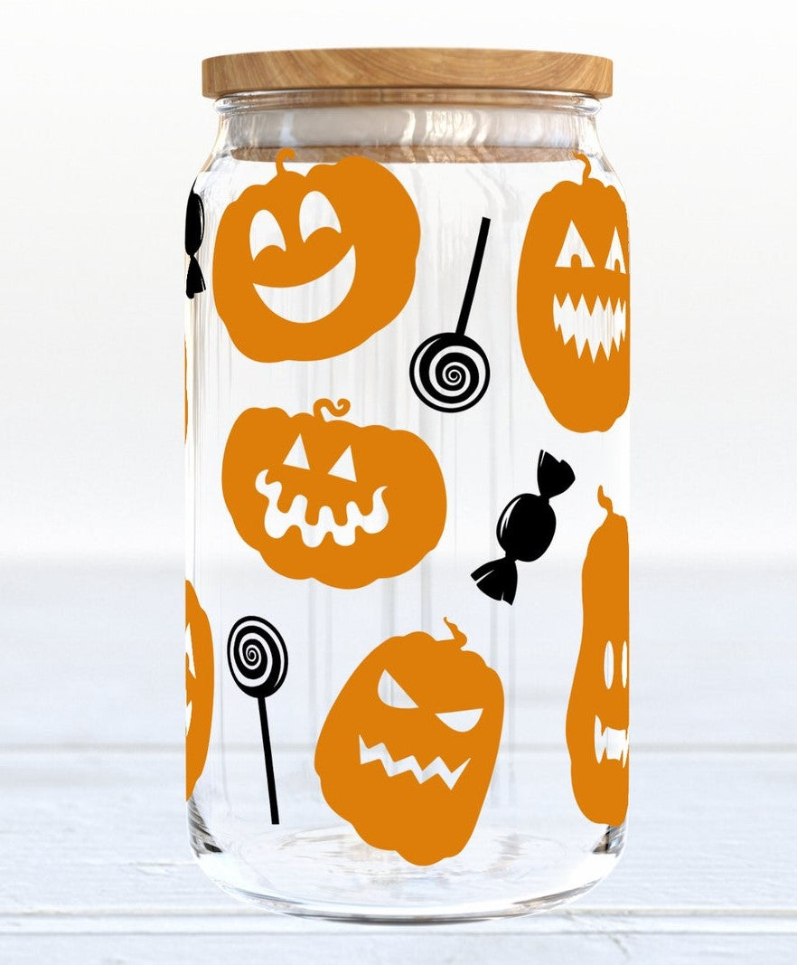 Pumpkin face | Beer Glass