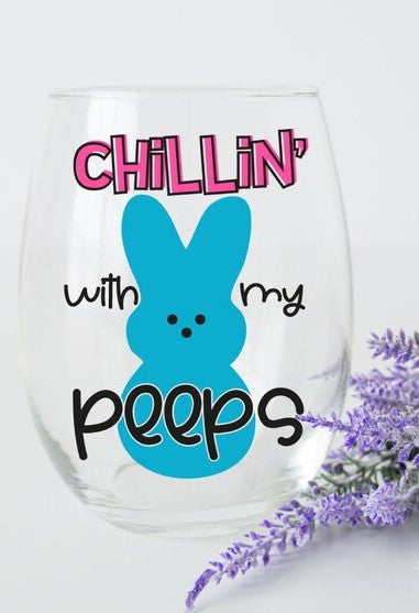 With my Peeps | 20 oz Wine Glass