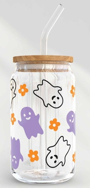 Purple and ghost | Beer Glass