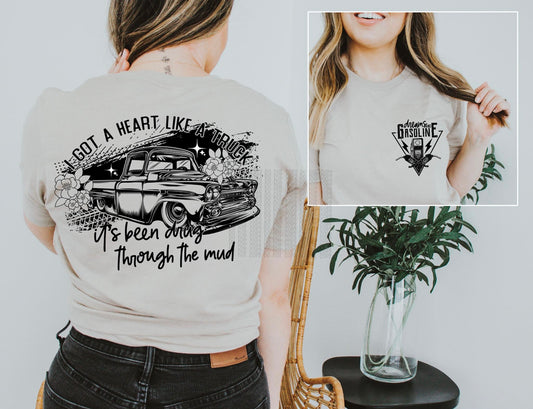 Heart like a truck | T shirt