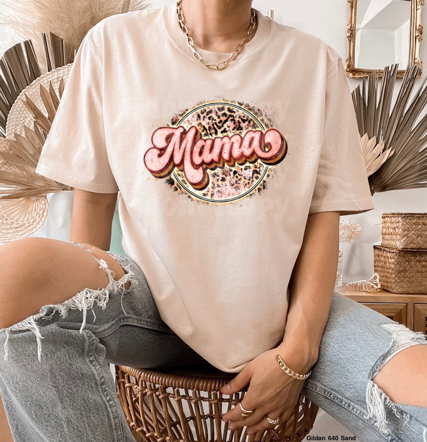 Mama leopard | T shirt