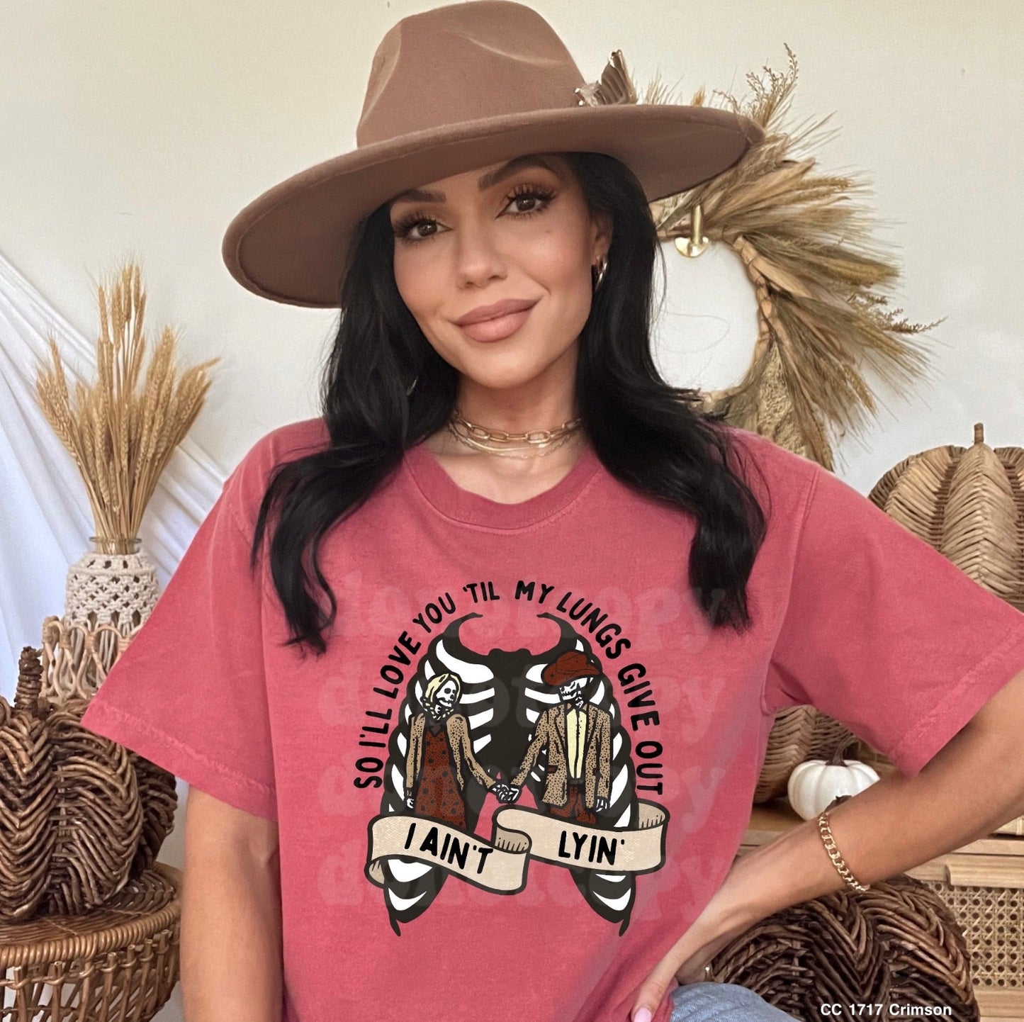 Love you till my lungs gives out | T shirt