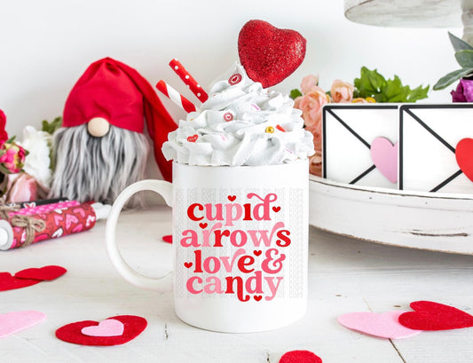 Cupid arrows love & candy | Coffee Mugs Valentine's