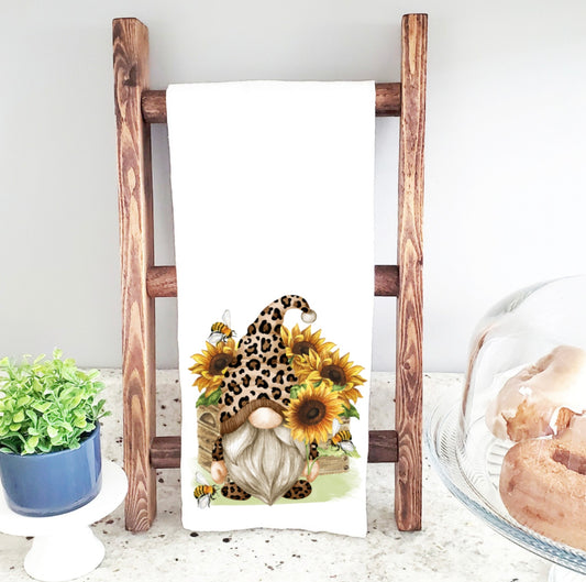 Sunflower gnome | Kitchen Towel