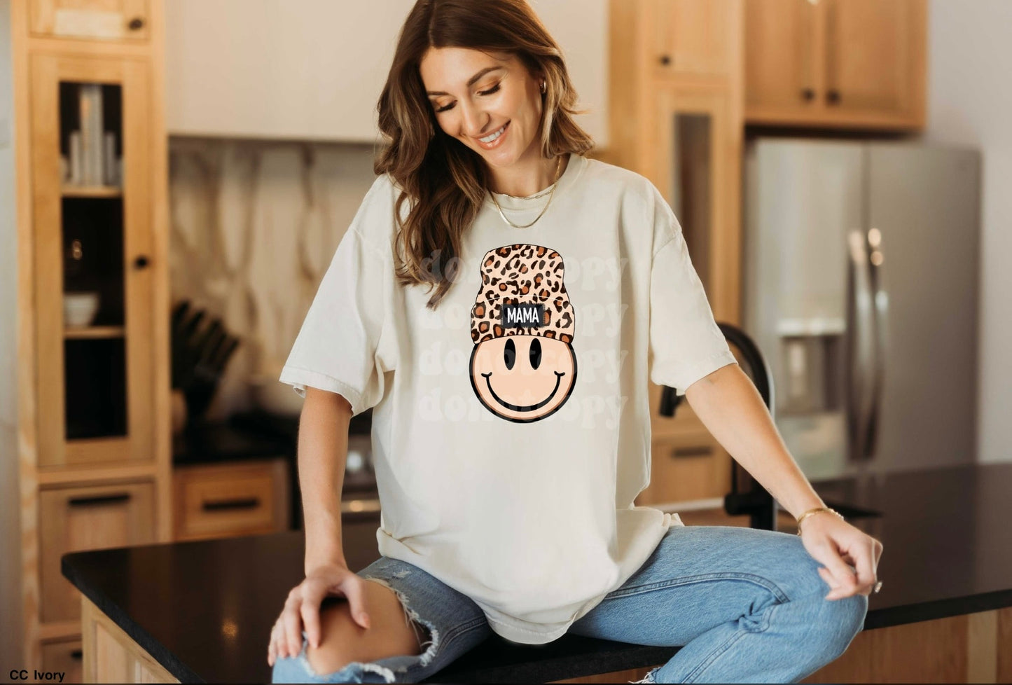 Mama Leopard face | T shirt