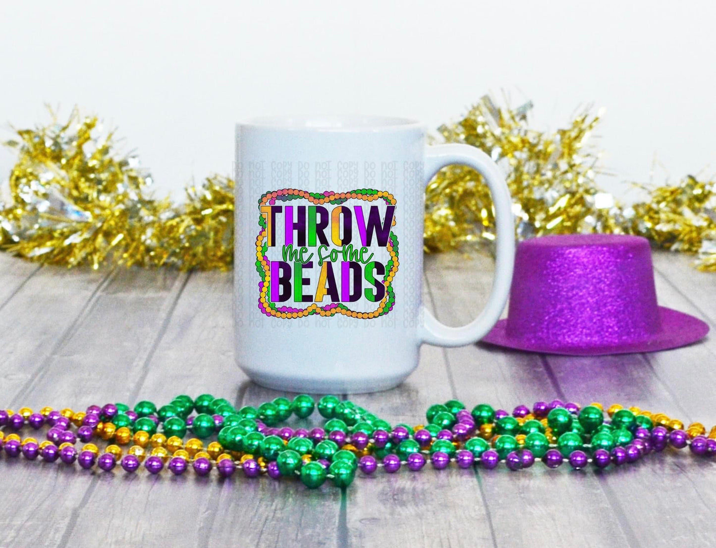 Throw me some beads | Coffee Mugs