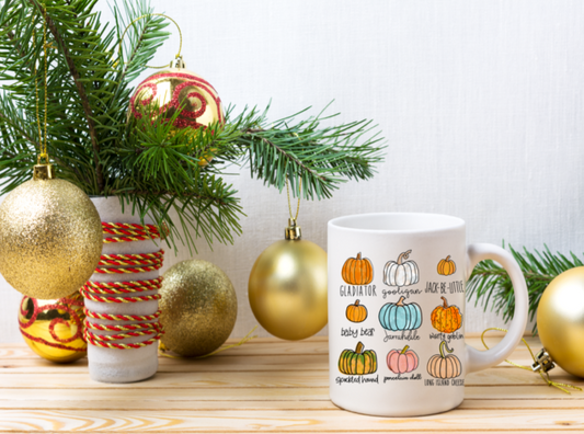 Mugs Fall Pumpkin list