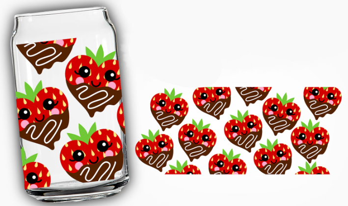 16 oz Strawberry chocolates | Beer Glass